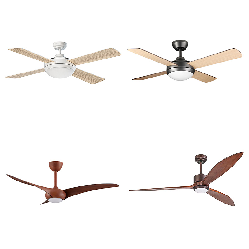 Ceiling Fan Light 30W Ac 220-240V 50/60Hz 3000-5700k Beam Angle 160° – 48လက်မ ဧည့်ခန်းအလင်းရောင်—ပန်ကာများ