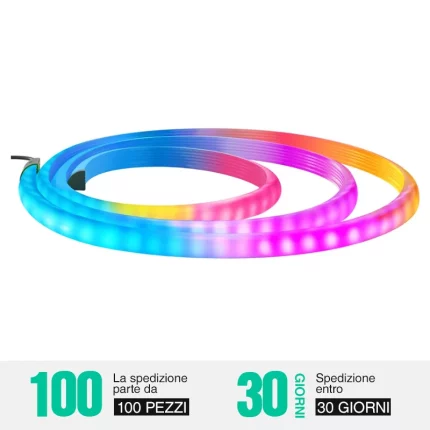 12V 5050 RGBIC Neon TV Arxa işığı-Döşəmə LED Şerit İşıqları--00