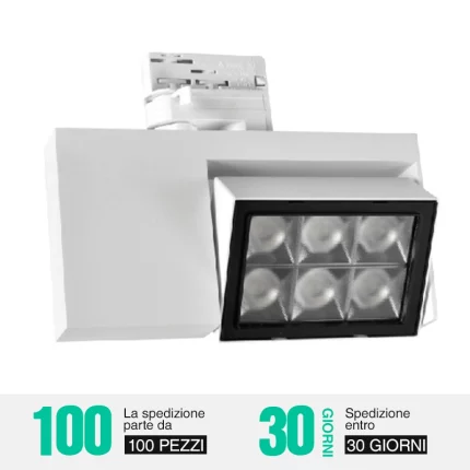 Högpresterande 30W LED-skenljus, 2500lm, flerfärgsalternativ, anpassningsbar-kommersiell spårbelysning--01