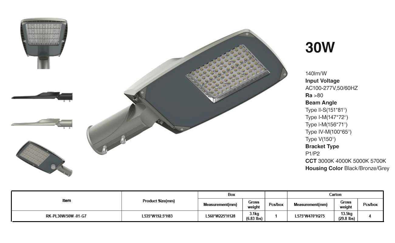 LED პროჟექტორი - გარე კომერციული უბნის ქუჩის განათება-გარე განათება--01