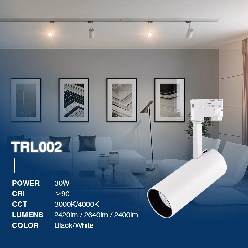 LED Track Light | 30W | CRI≥90 | UGR≤19 | PF0.9 | Garanzia di 3 anni-Gallery Lighting--02