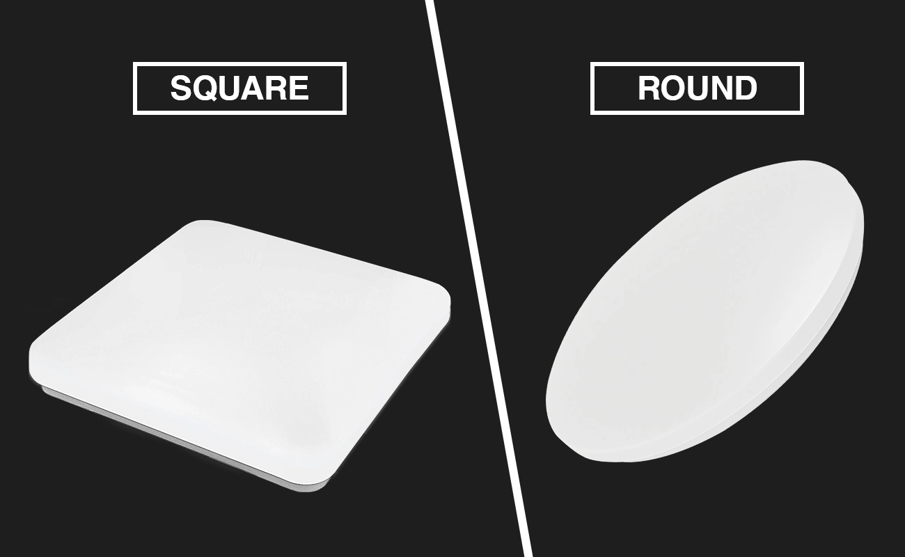 4000K 24W IP44 Square White – LED Ceiling Lights