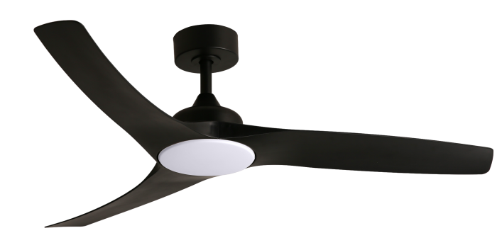 Ventilatore da soffitto in legno con dimmer telecomando-Ventilatore da soffitto nero con luce - 3fan