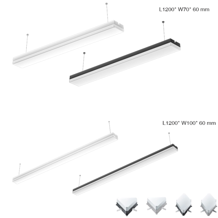 Linear light module | 40W | 120° | CRI≥80 | UGR≤30 | PF0.9| 3-year warranty-Linear Chandelier Dining Room--LED linear