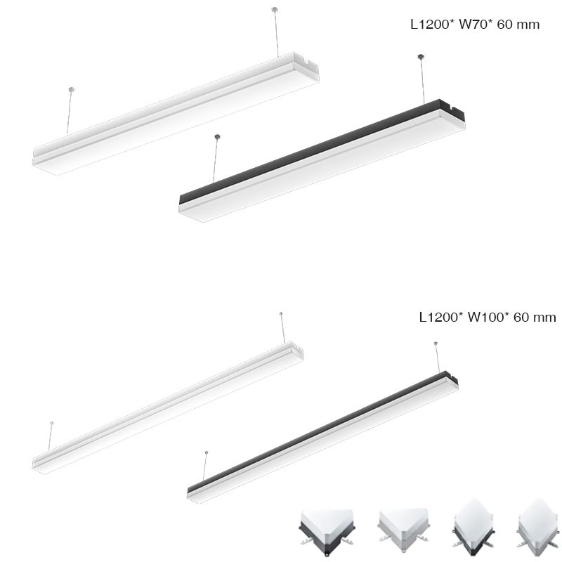 Linear teeb module | 40 W | 120° | CRI≥80 | UGR≤30 | PF0.9 | 3-xyoo warranty-Linear Chandelier Dining Room--LED linear