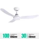 Wooden Ceiling Fan LED Light / Dimmable Color / with Remote Control-fan