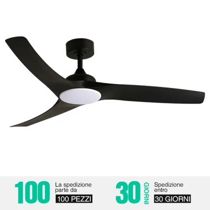 Lumière de ventilateur de plafond en bois avec variateur de télécommande-ventilateur de plafond à 3 pales avec lumière-lumière des ventilateurs