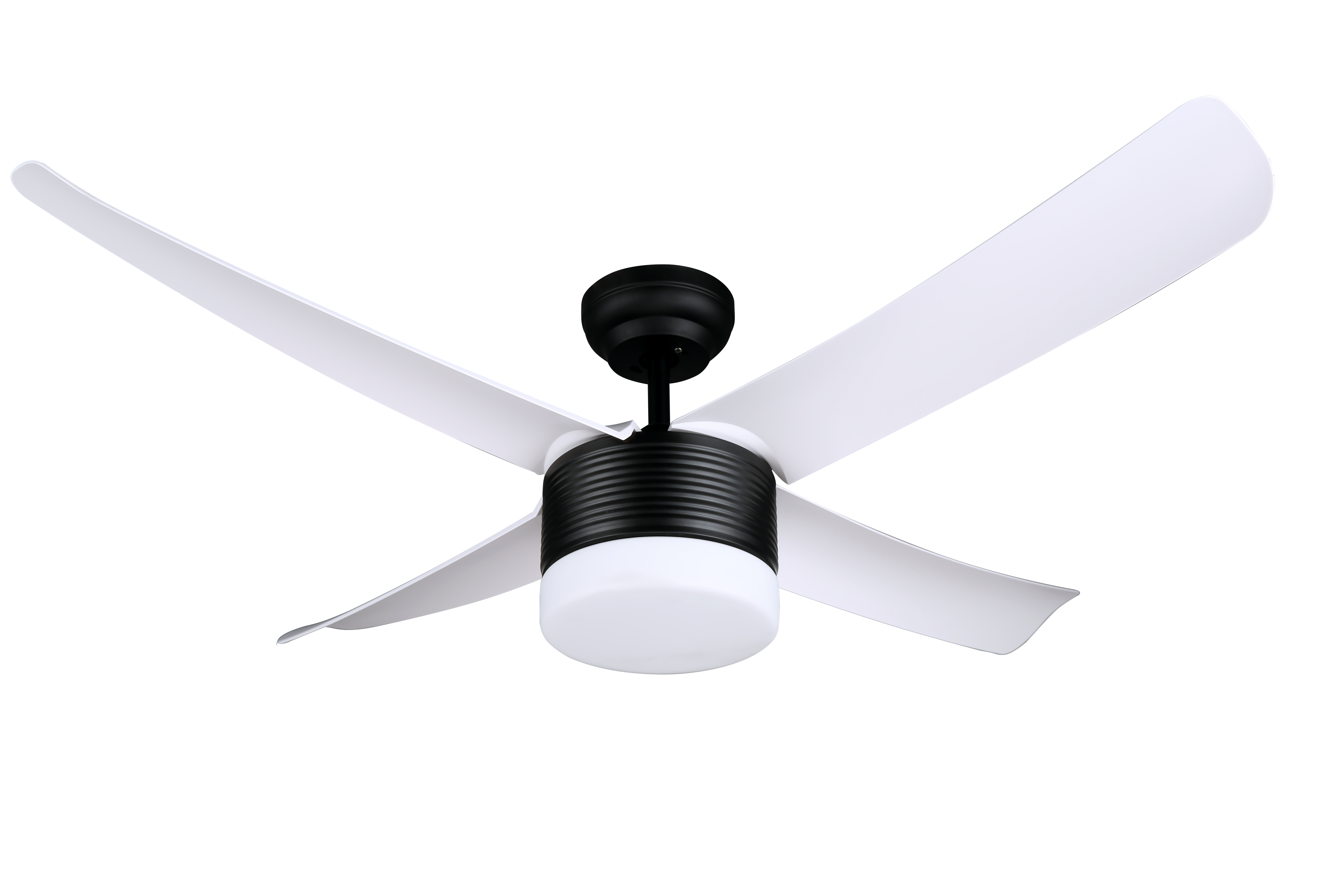 52YF-7 Ceiling Fan Dimmable LED Light, DC 30W Motor, ABS Blades - MS/BK/WH-Remote Control Ceiling Fan With Light--fans light