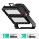 400W LED Garage Light 3000K-5700K Black - Flood Light-Garage Lighting--01
