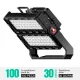 Éclairage de stade LED 400W 3000K-5700K noir - Projecteur-Projecteurs extérieurs--01