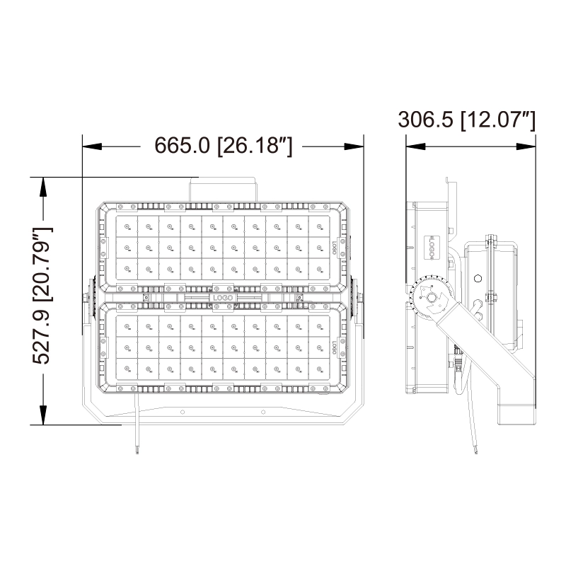 Jiro Garage LED 400W 3000K-5700K Mainty - Jiro tondra-drano- Jiro tondra-drano--02