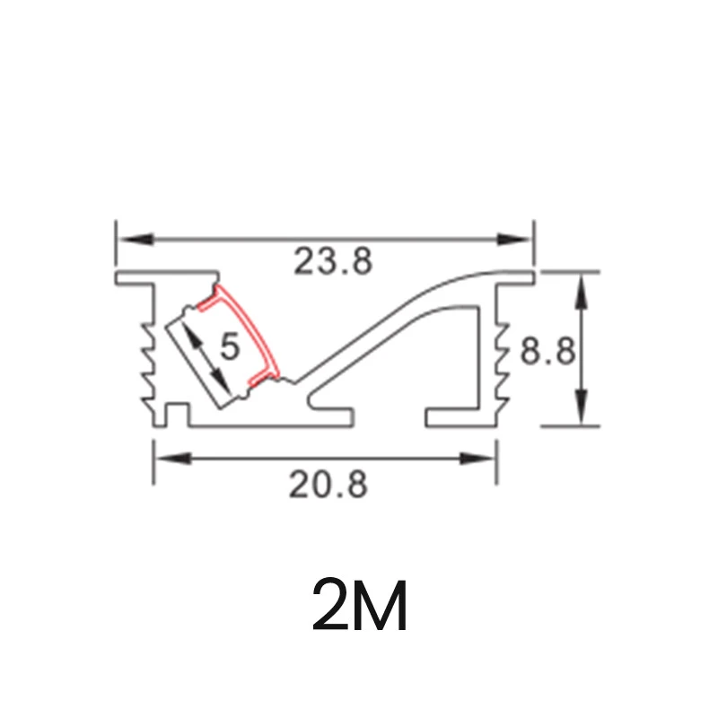 MS329 LED profile is suitable for 5mm light strips-LED Profiles--02