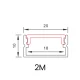 MS385 profile channel suitable for 5mm, 8mm and 10mm LED light strips-Borderless Recessed LED Channel--02