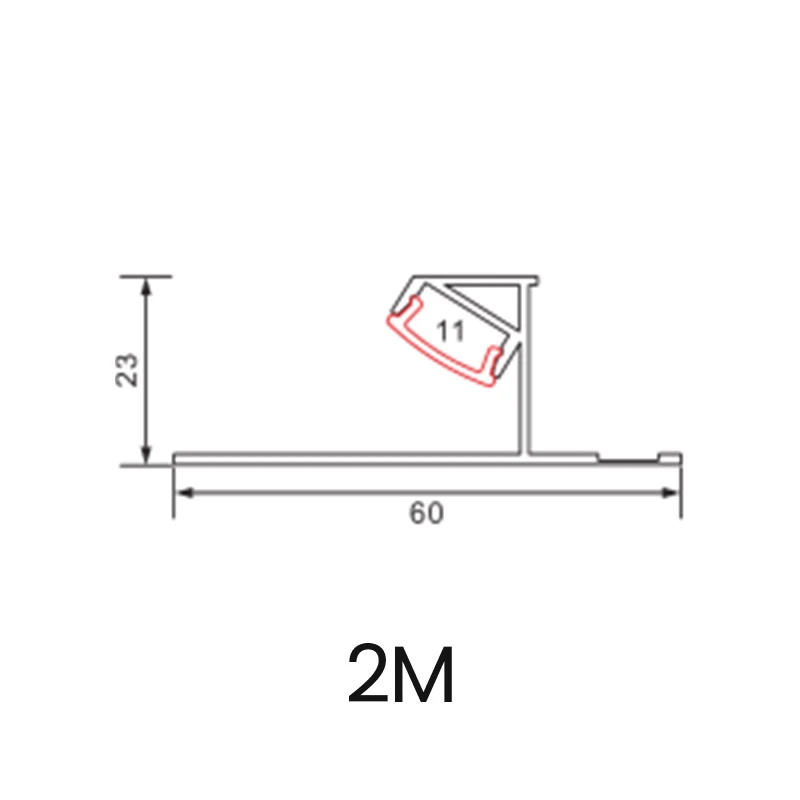 MS477 zoro nitaingina LED profil ho an'ny 10mm hazavana strips-Corner LED Channel--02