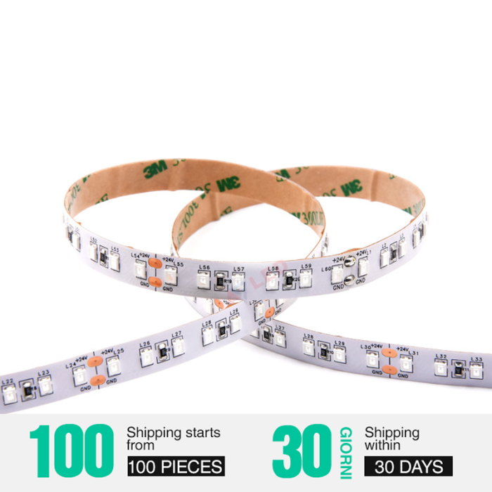 Hasken Haske na LED Dimmable IP20 IP65 IP67 IP68 10mm-RGB LED Strip Lights - 10mm SMD