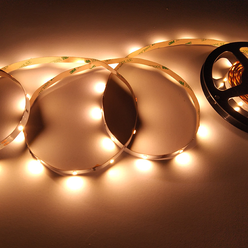 Kamer effen kleur LED-lichtstrip Flex 2835 12V / 24V-LED-stripverlichting voor slaapkamer - 12V-strip