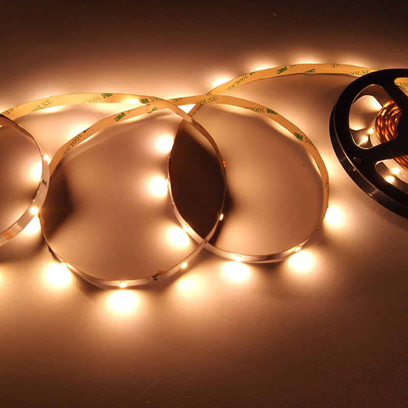 Rum ensfarvet LED Light Strip Flex 2835 12V/24V-LED Strip Lights til soveværelset--12V strip