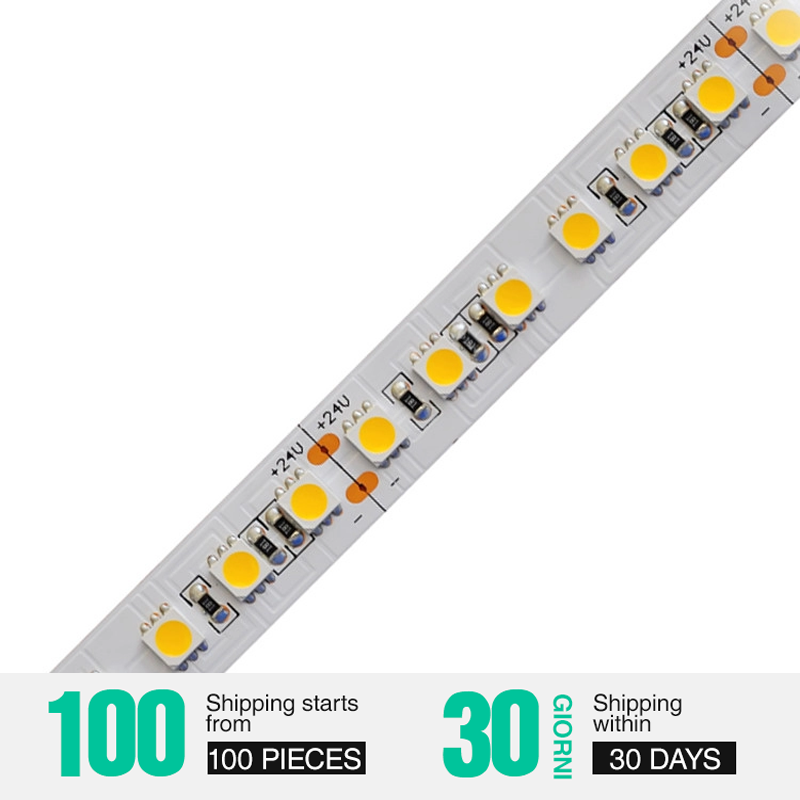 Lampu Strip LED Luar Ruangan yang Bisa Diredupkan 5050 Pita Fleksibel 24V Meja Potong Eksterior-Lampu Strip LED Luar Ruangan--Meja Potong Lampu Strip LED Luar Ruangan