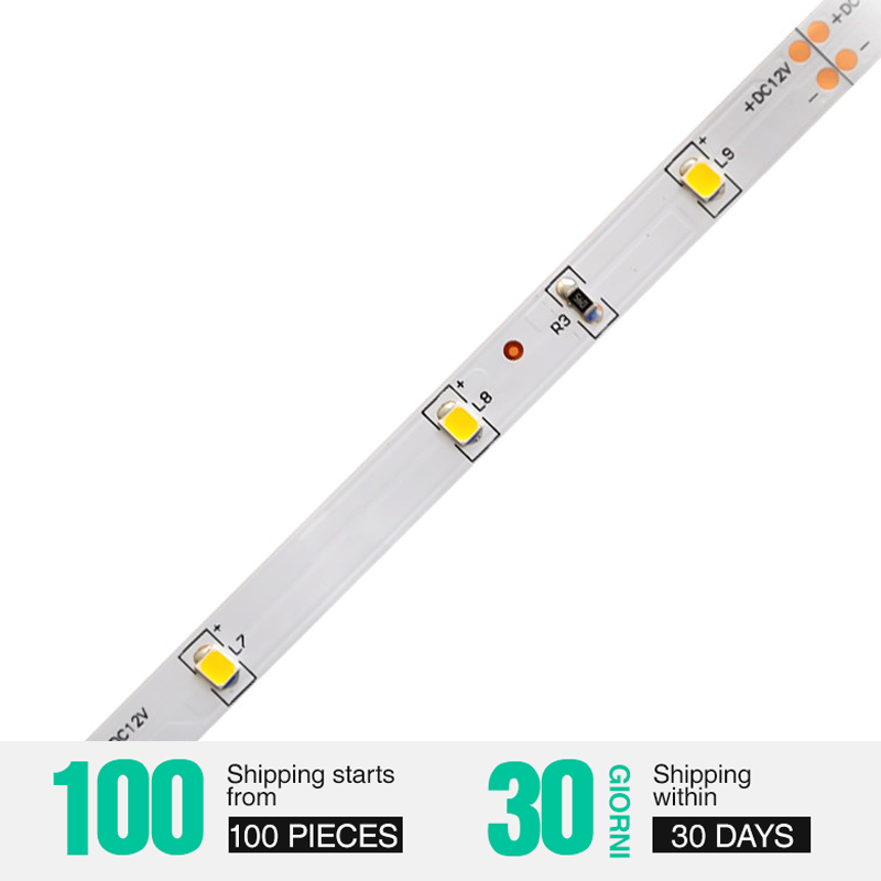 Bande lumineuse LED couleur unie Flex 2835, 12V/24V, bande lumineuse LED pour chambre à coucher, bande LED couleur simple flexible 12V