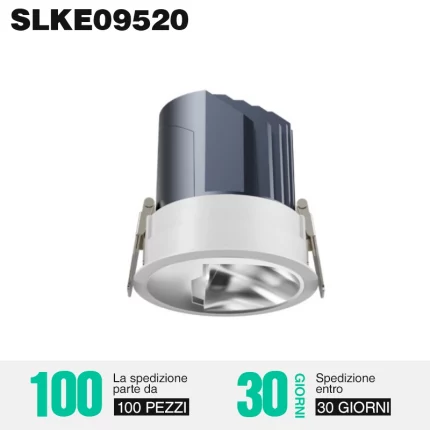 د عصري 20W د خوب خونه د ر lightingا فکسچر کټ آوټ اندازه 75mm - د خوب خونه ریسیسډ روښانتیا--SLKE09520