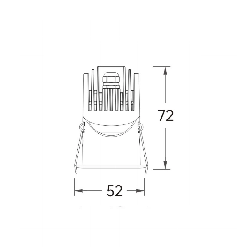 7w Recessed Lighting Recessed Light For Living Room, Opening Size 35mm-Living Room Recessed Lighting--SLSA04507 2