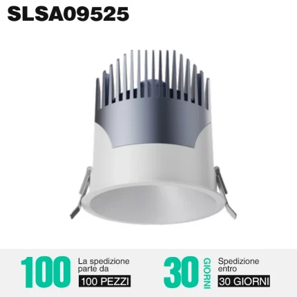25w LED вградена лампа в кухнята, размер на отвора 95 мм-Кухненско вградено осветление--SLSA09525