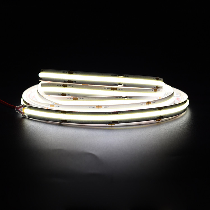 3000k 4000k 6500k Cob Light Strip, New Circuit Design 504 Leds/M 12w/M-LED Strip Moli mo Faasitepu--cob1