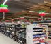 led track light in supermarket