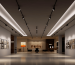led track lighting in gallery